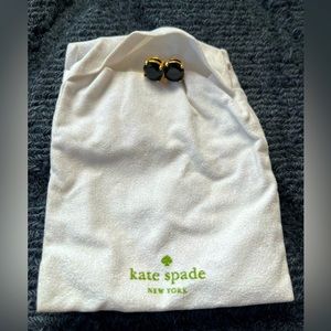 Kate Spade | Black Gumdrop Stud Earrings